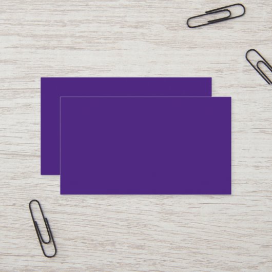 Carte de visite Premium Monster Violet (Devant/Arrière en situation)