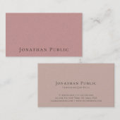 Carte De Visite Premium Pearl Finish Professionnel Moderne Élégant (Devant / Derrière)