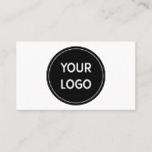 Carte De Visite Premium QR Logo Concept for Modern (Devant)