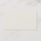 Carte De Visite Premium Silk Professional Unique Classique Simple (Dos)