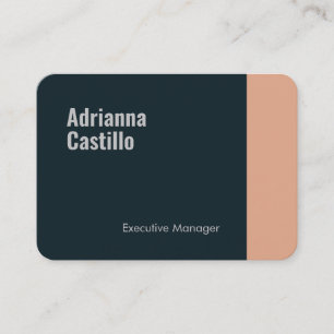 Carte De Visite Premium Soie Minimaliste Moderne Texte Simple Gras