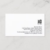 Carte De Visite Préparateur fiscal Services financiers Carrelage s (Dos)