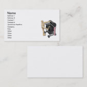 Carte De Visite Préparation du gril de barbecue (Devant / Derrière)