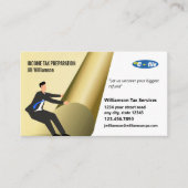 Carte De Visite Préparation fiscale (Devant)