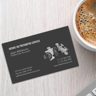 Carte De Visite Préparation fiscale