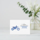 Carte De Visite Préparez pour aller (Debout devant)