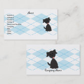 Carte De Visite Preppy Puppy (Devant / Derrière)