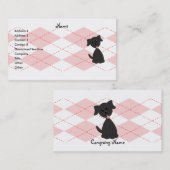Carte De Visite Preppy Puppy (Devant / Derrière)
