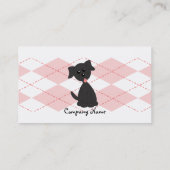 Carte De Visite Preppy Puppy (Dos)