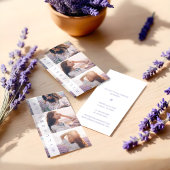 Carte De Visite Présentation photo multiple féminine tendance mode