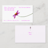 Carte De Visite Présentez-vous : avec une touche de nature (Devant / Derrière)