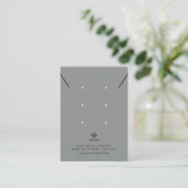 Carte De Visite Présentoir à bijoux Basic Cool Gray Logo TMF26 (Debout devant)
