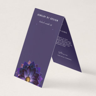 Carte De Visite Présentoir à boucles d'oreilles, créateurs de mand
