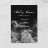 Carte De Visite Présentoir à boucles d'oreilles unique en aquarell (Dos)