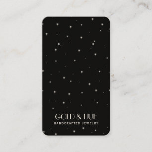 Carte De Visite Présentoir élégant à éclats noir et blanc pour bou