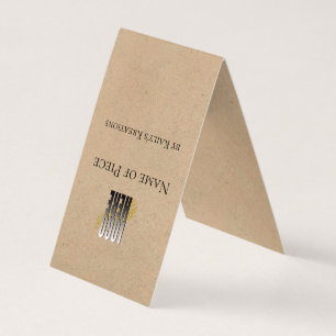 Carte De Visite Présentoir suspendu rustique pour bijoux ou élasti