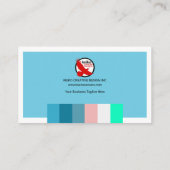 Carte De Visite Président créatif moderne de Président d'élégance (Dos)