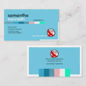 Carte De Visite Président créatif moderne de Président d'élégance (Devant / Derrière)