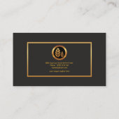 Carte De Visite Président de fondateur d'élégance de parties (Dos)