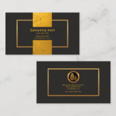 Carte De Visite Président de fondateur d'élégance de parties (Devant / Derrière)