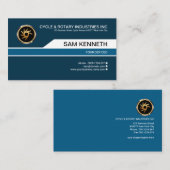 Carte De Visite Président dynamique simple exquis futuriste de (Devant / Derrière)