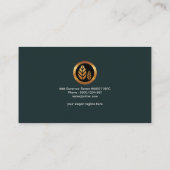 Carte De Visite Président gracieux classique de fondateur (Dos)