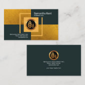 Carte De Visite Président gracieux classique de fondateur (Devant / Derrière)