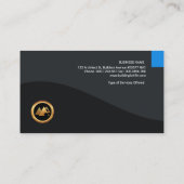 Carte De Visite Président rouge renversant d'architecte de maison (Dos)