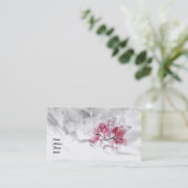 Carte de visite pressé de feuille (Debout devant)