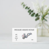 Carte De Visite Pressure Washer Repair (Debout devant)