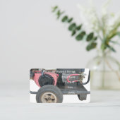 Carte De Visite Pressure Washer Repair Business Card (Debout devant)