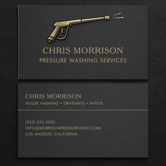 Carte De Visite Pressure Washing Services