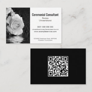 Carte De Visite Prestataire de services de conseil en cérémonial