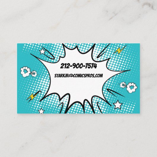 Carte De Visite PRÊT - Superheroe (Dos)