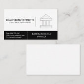 Carte De Visite Prêteur d'entreprise | Institution financière (Devant / Derrière)