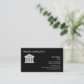 Carte De Visite Prêteur hypothécaire professionnel (Debout devant)