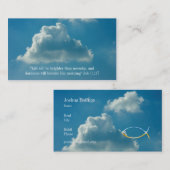 Carte De Visite Prêtre du pasteur | du chrétien | (Devant / Derrière)