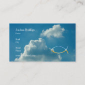 Carte De Visite Prêtre du pasteur | du chrétien | (Dos)