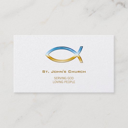 Carte De Visite Prêtre du pasteur | du chrétien | (Devant)