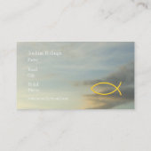 Carte De Visite Prêtre du pasteur | du chrétien | (Dos)