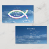 Carte De Visite Prêtre du pasteur | du chrétien | (Devant / Derrière)