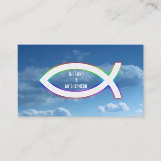 Carte De Visite Prêtre du pasteur | du chrétien | (Devant)