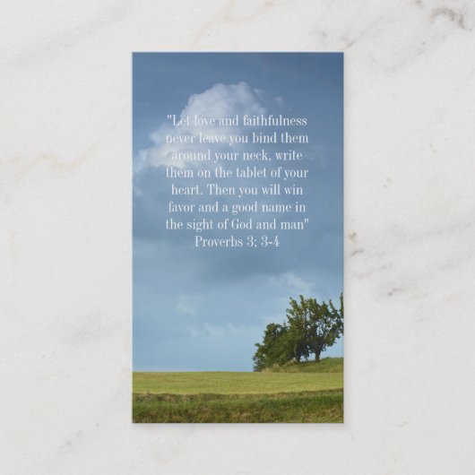 Carte De Visite Prêtre du pasteur | du chrétien | (Devant)