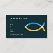 Carte De Visite Prêtre du pasteur | du chrétien | (Dos)