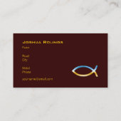 Carte De Visite Prêtre du pasteur | du chrétien | (Dos)