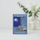 Carte De Visite Prière à ceux qui vivent seuls (Debout devant)