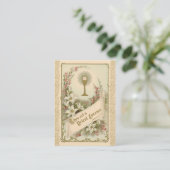 Carte De Visite Prière catholique pour les prêtres par Saint-Thérè (Debout devant)