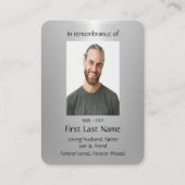 Carte De Visite Prière de photographie commémorative Construction  (Dos)