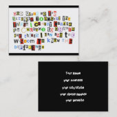 Carte De Visite Prière de sérénité (Devant / Derrière)