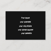 Carte De Visite Prière de sérénité (Dos)